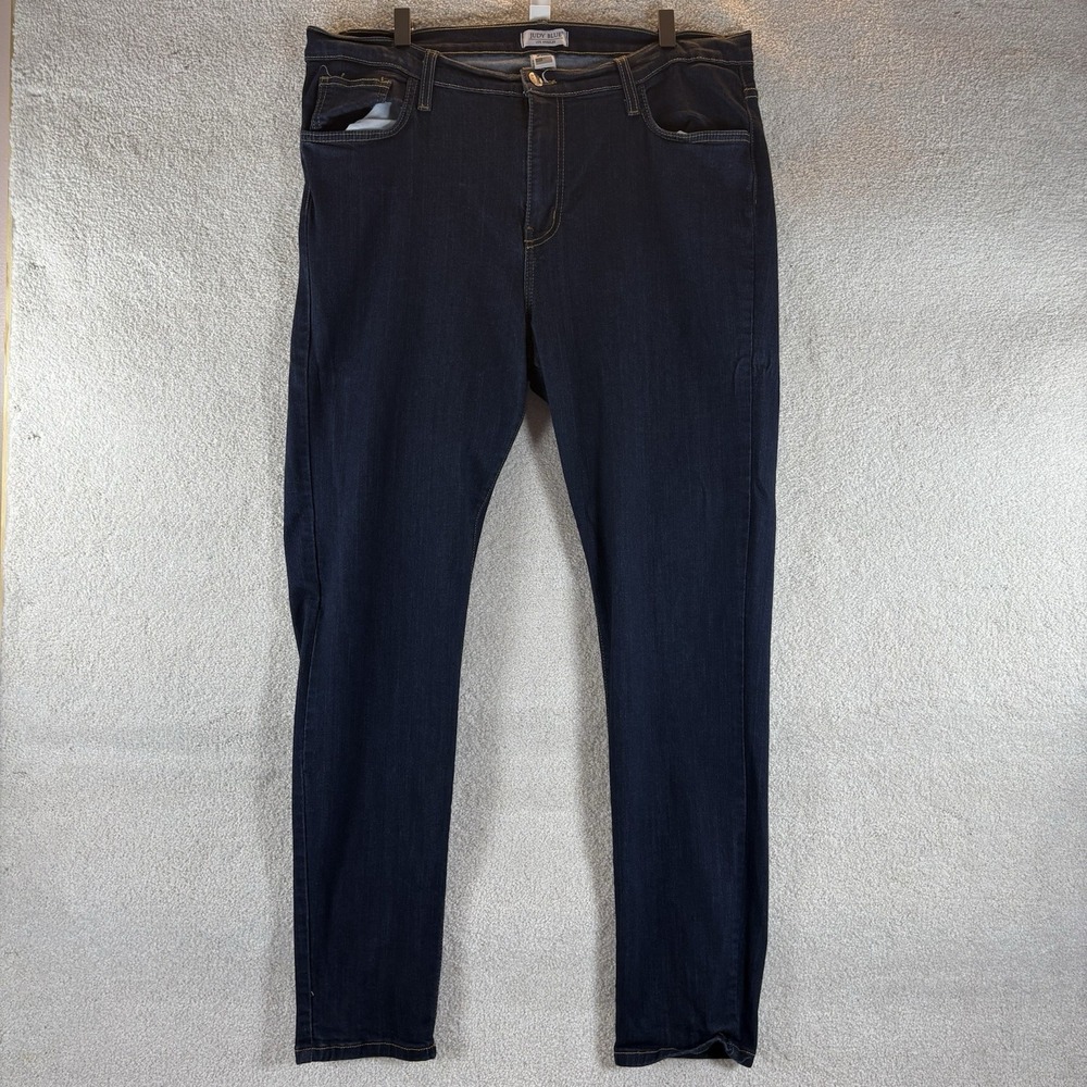 Judy Blue Skinny Women's Plus  Size 2XL Jeans Dark Blue Denim Pants - Picture 2 of 6